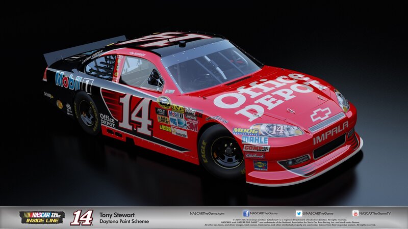 Tony Stewart's #14 race car