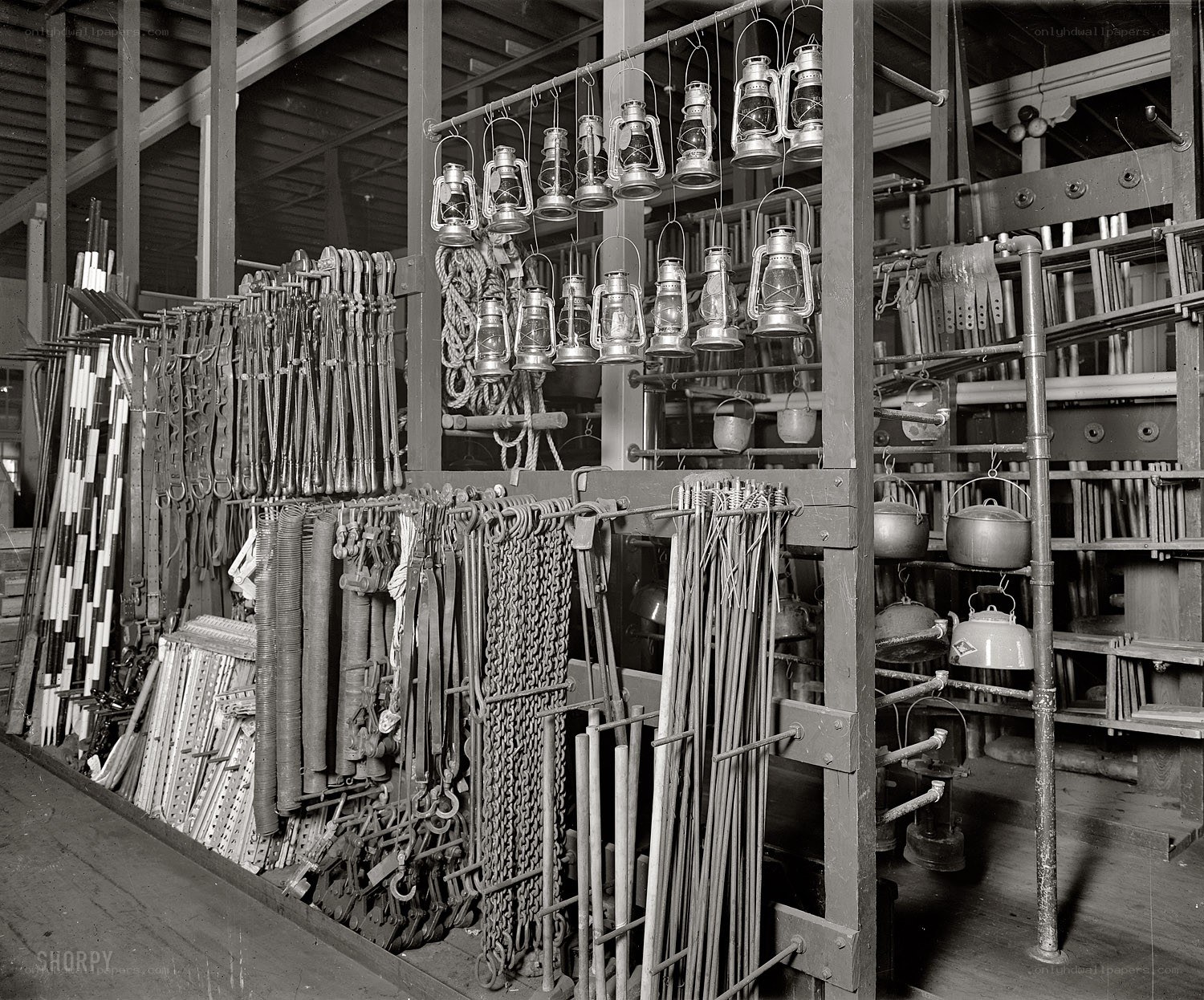 Tool and equipment storage room