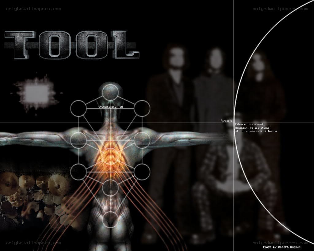 Tool band artwork with human figure