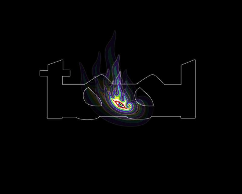 Tool band logo with fractal eye