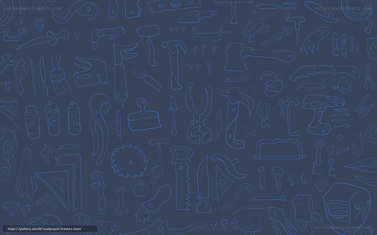 tool outline pattern background