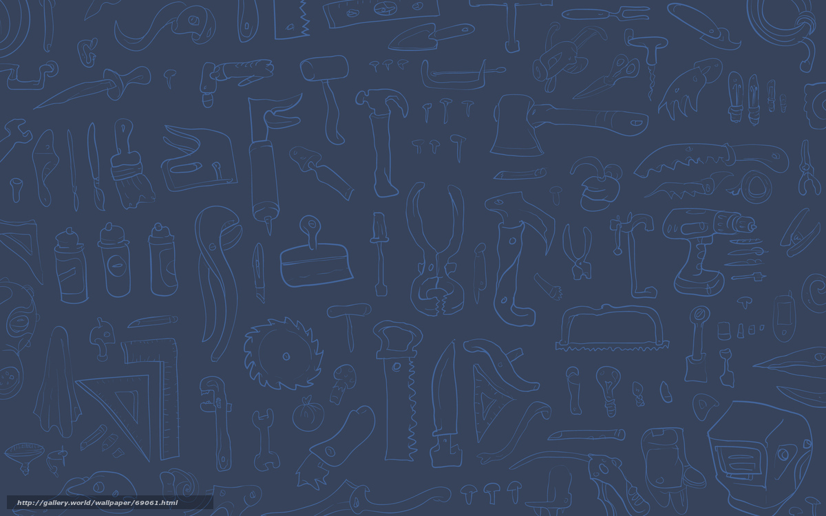 tool outline pattern background