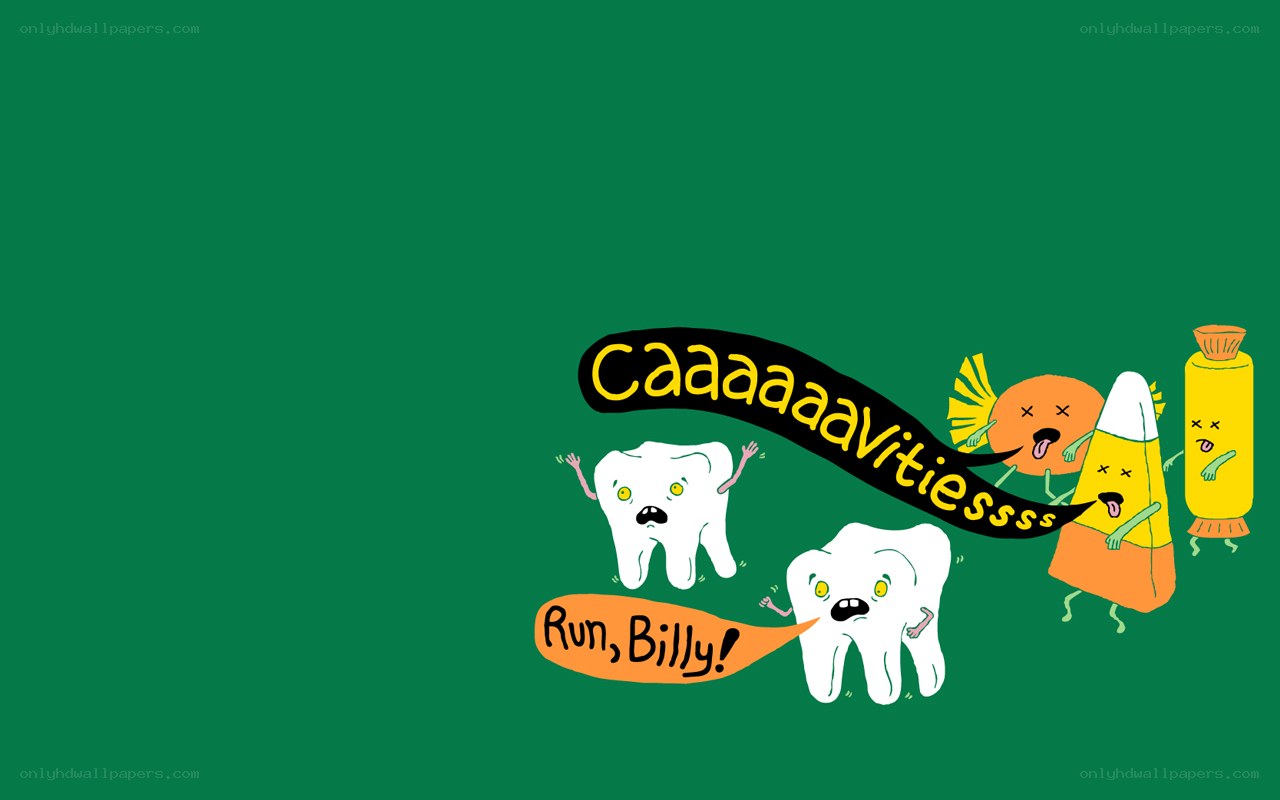 tooth characters fleeing candy