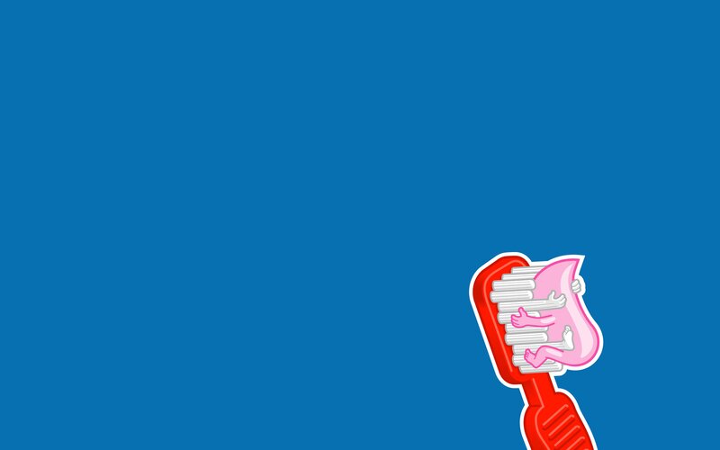 Toothbrush with Tooth