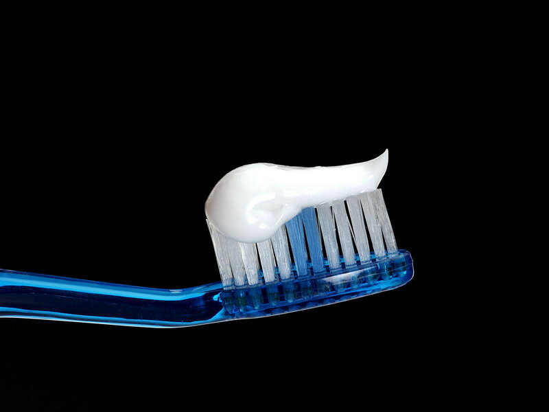 Toothbrush with Toothpaste — Blue