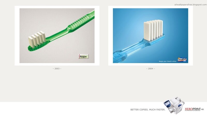 Toothbrush with White Bristles