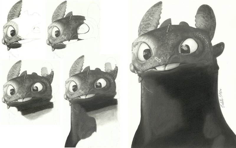 Toothless the Dragon — Black