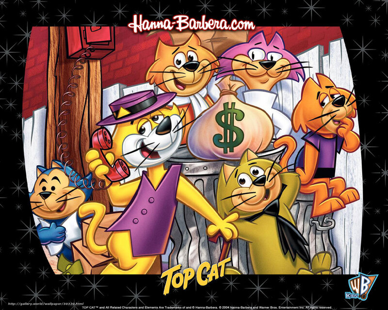 Top Cat and friends in alley