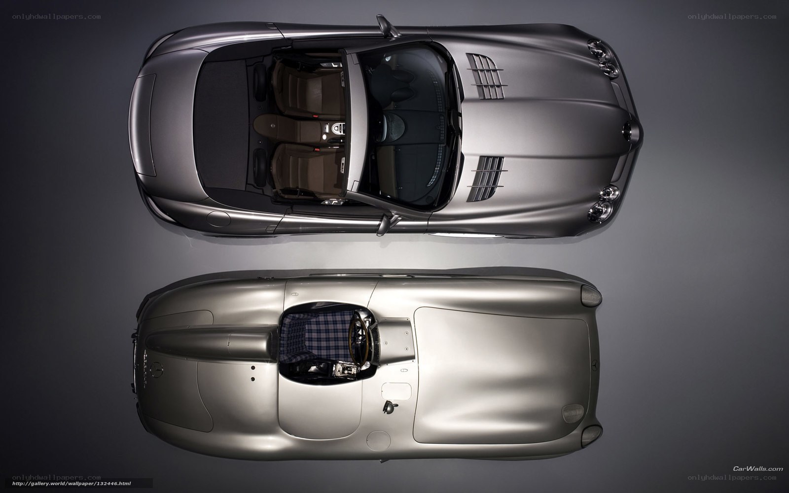Top-down car comparison
