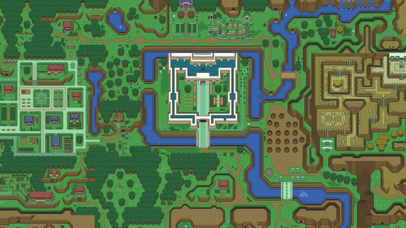 Top-down Map of a Castle