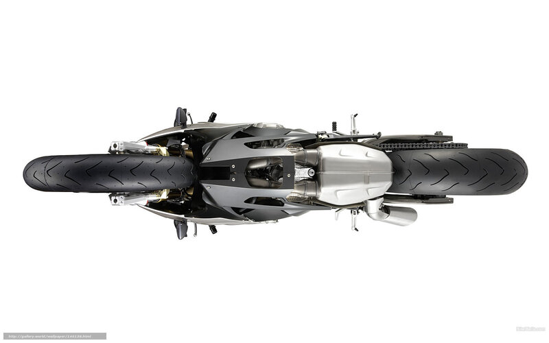 top-down motorcycle view
