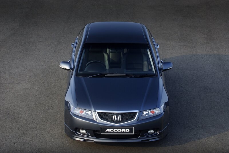 Top-down view of a Honda Accord