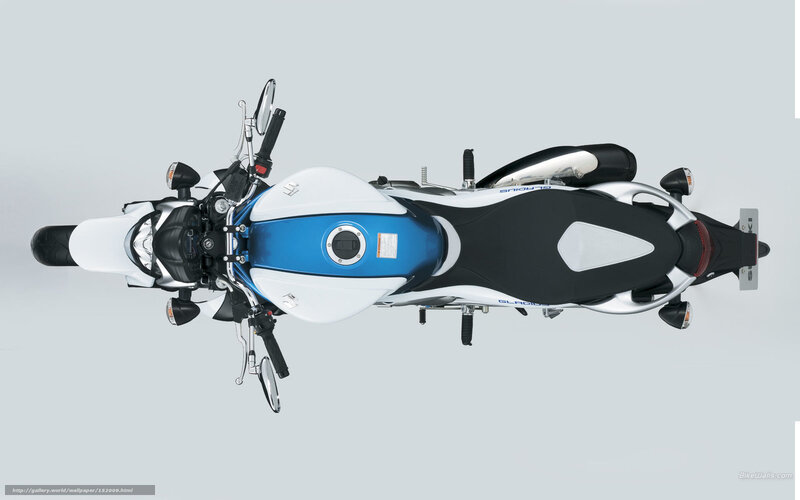 top-down view of a motorcycle