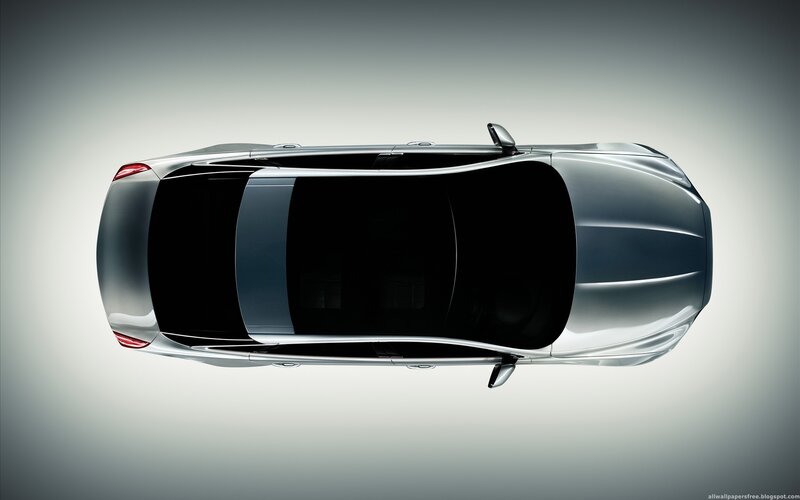 top-down view of a silver car