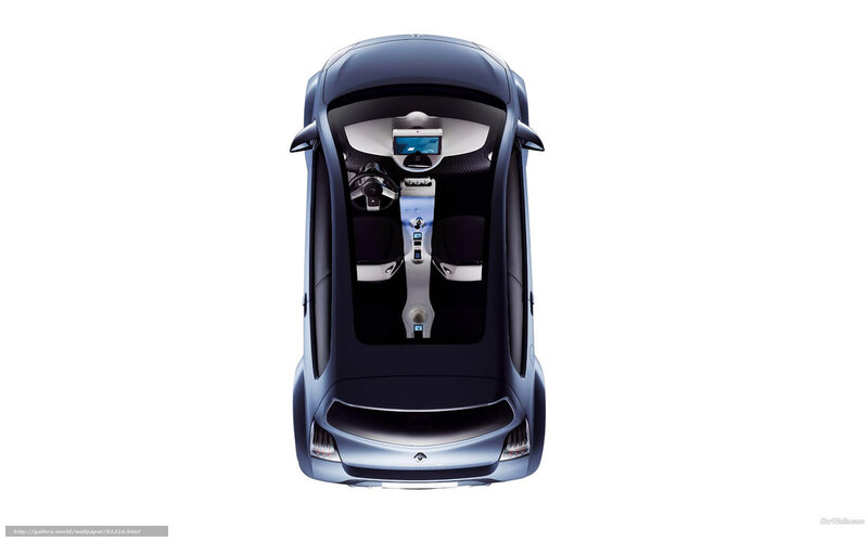 Top-down View of Car Interior