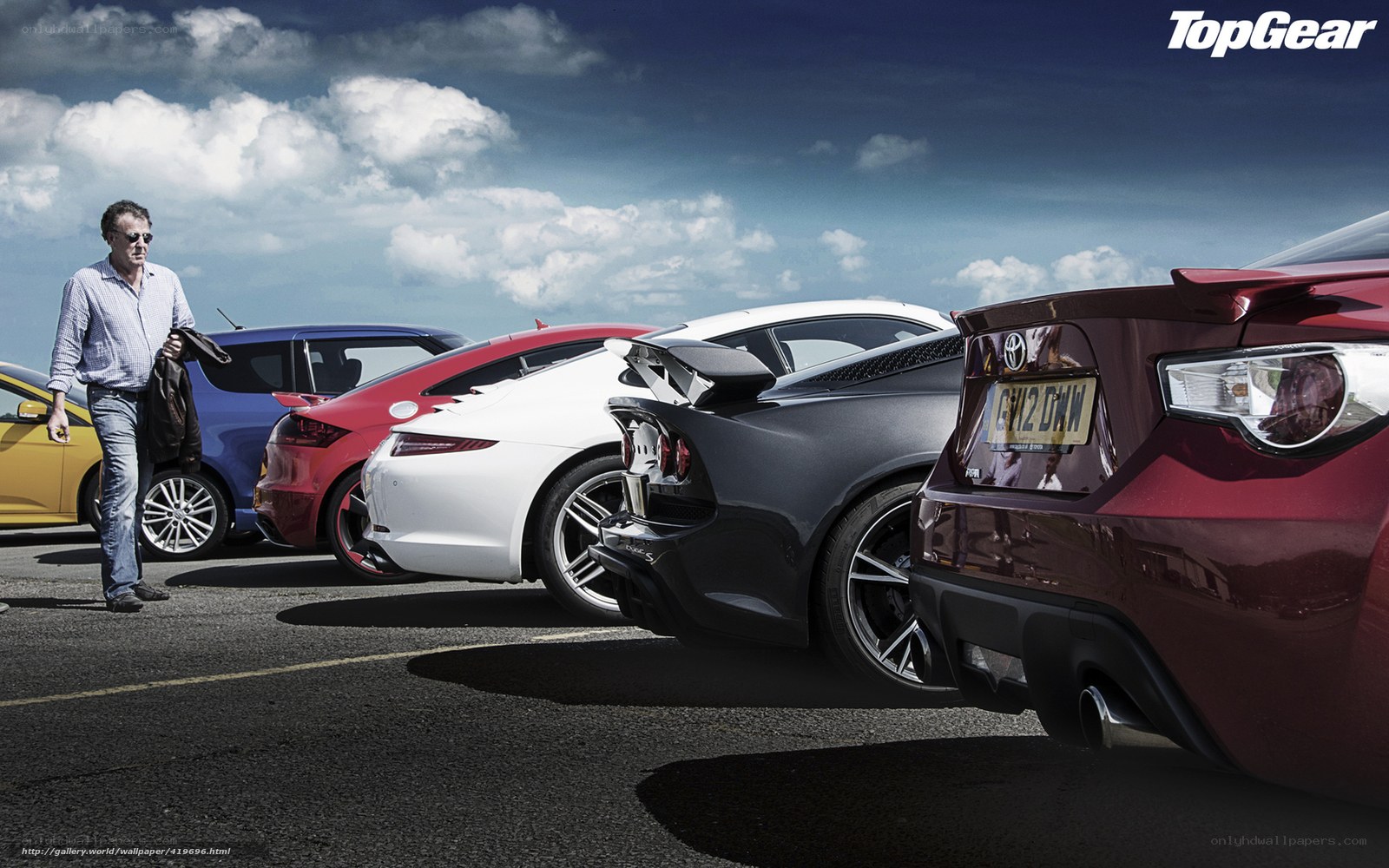 Top Gear car lineup