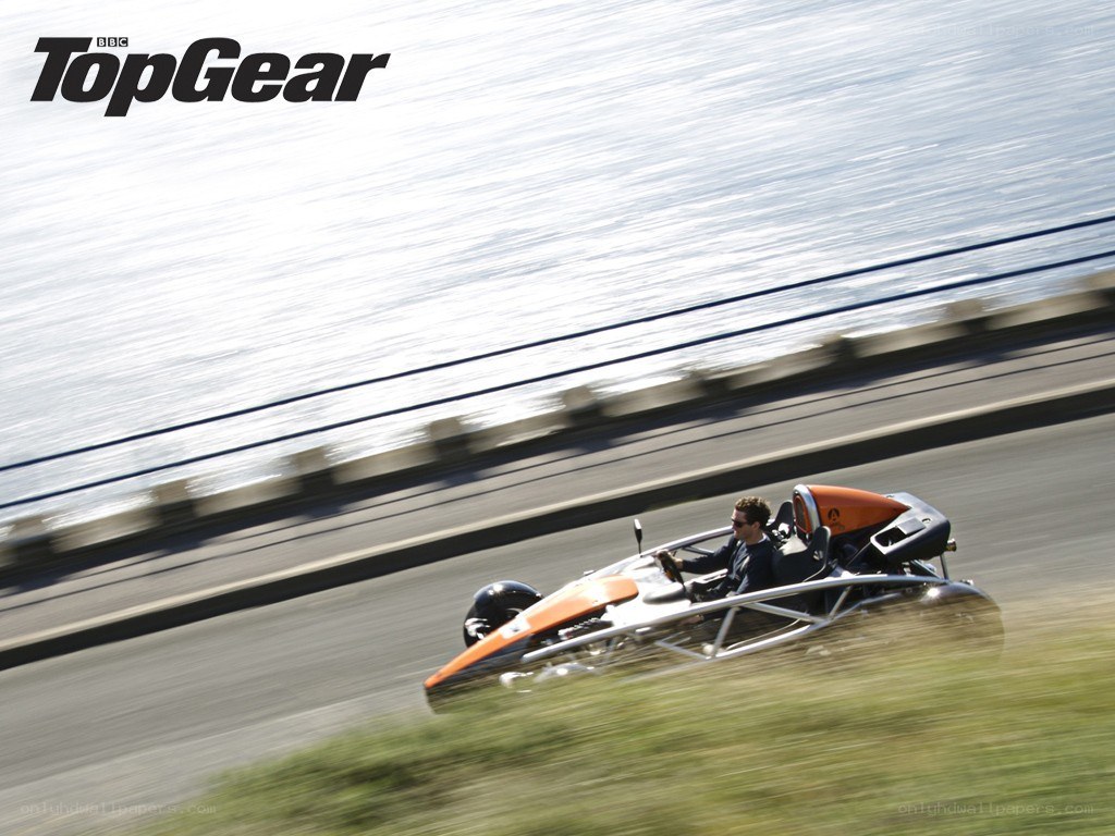Top Gear car on track