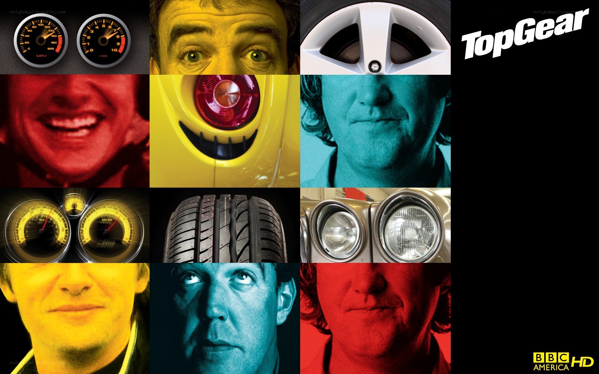 Top Gear promotional collage