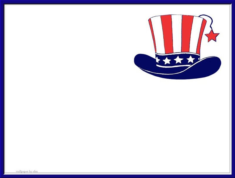 Top Hat with Stars and Stripes