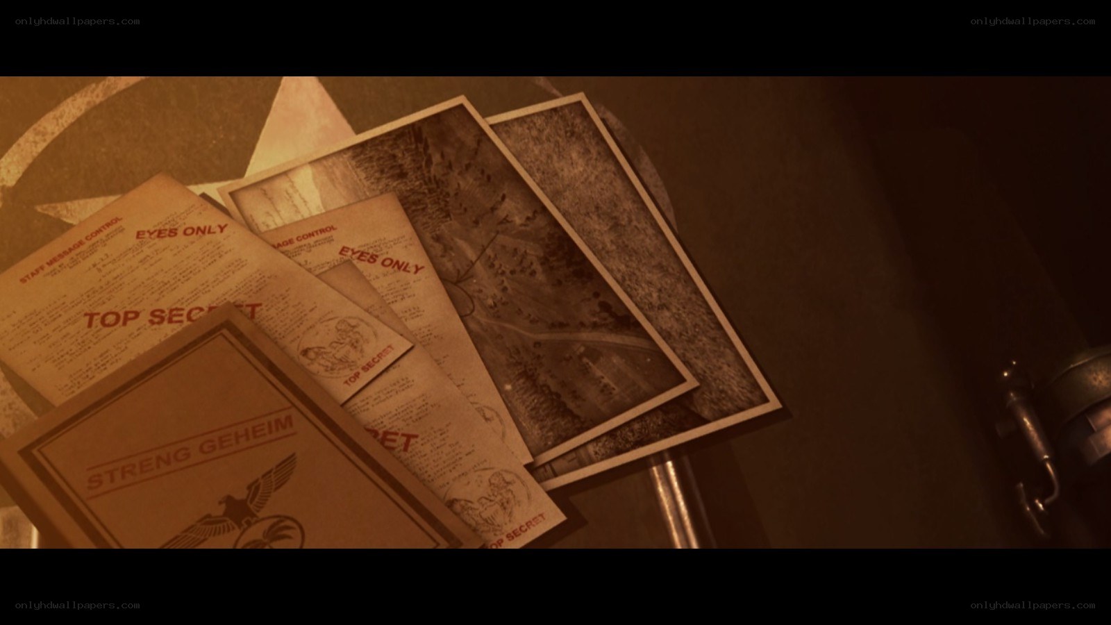 Top secret documents and photos