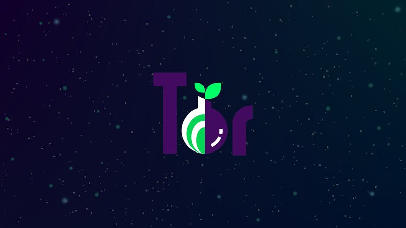 Tor Logo on Starry Background