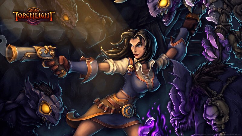 Torchlight character art