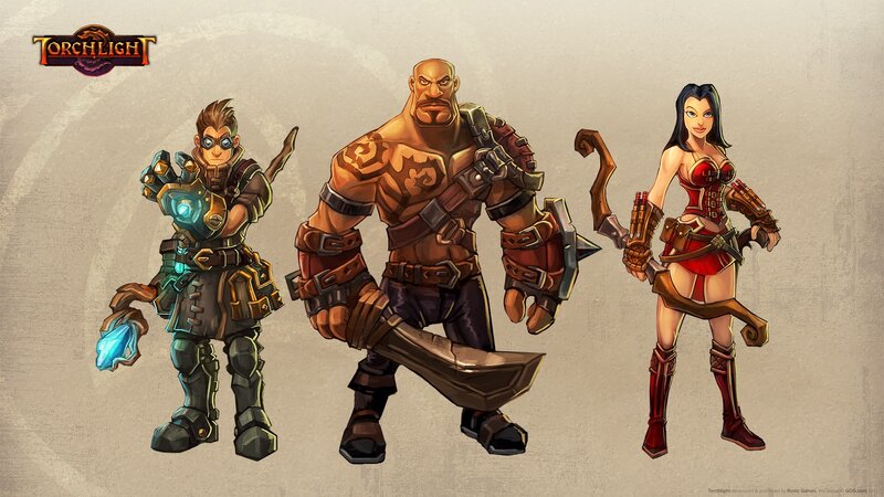 Torchlight character lineup