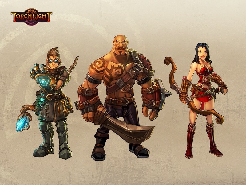 Torchlight game characters