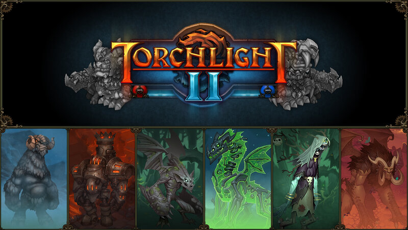 Torchlight II character lineup