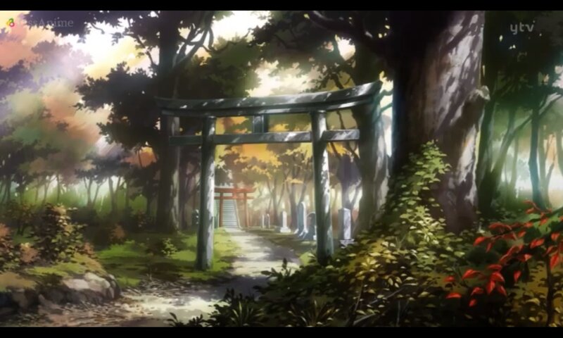 Torii Gate in Forest — Green, Serene