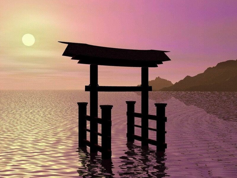 Torii Gate in Water