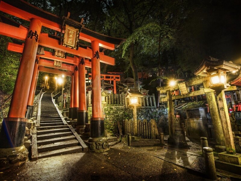 Torii gates at Fushimi Inari Shrine