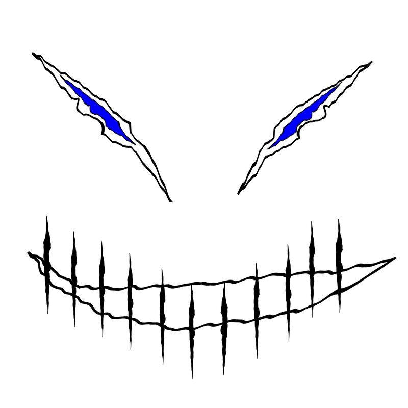 Torn Eyes and Jagged Smile