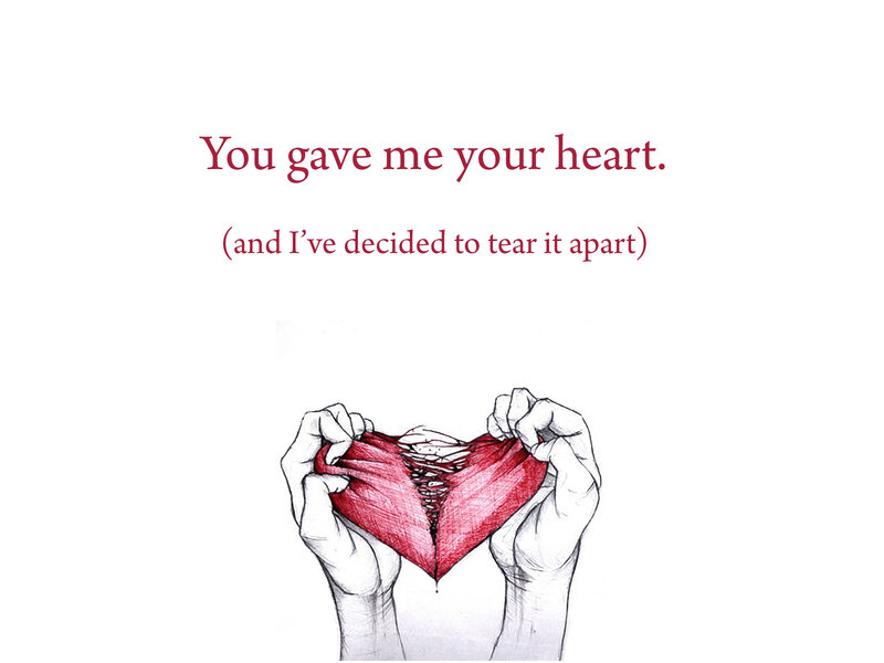 torn heart illustration