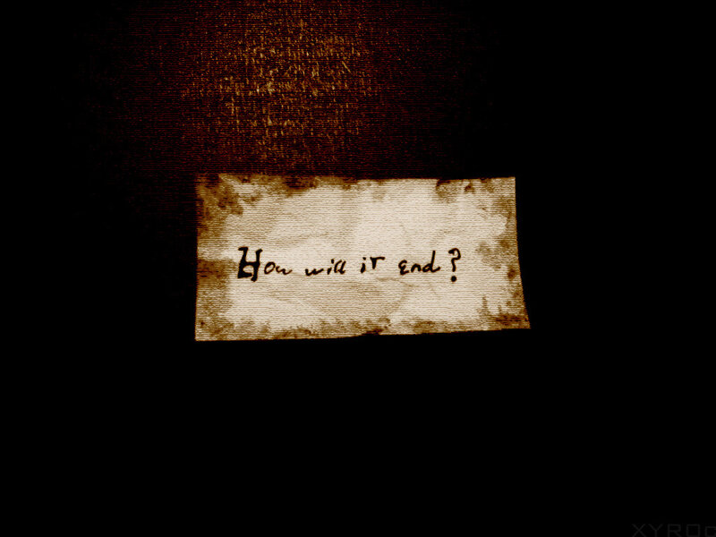 torn note with question