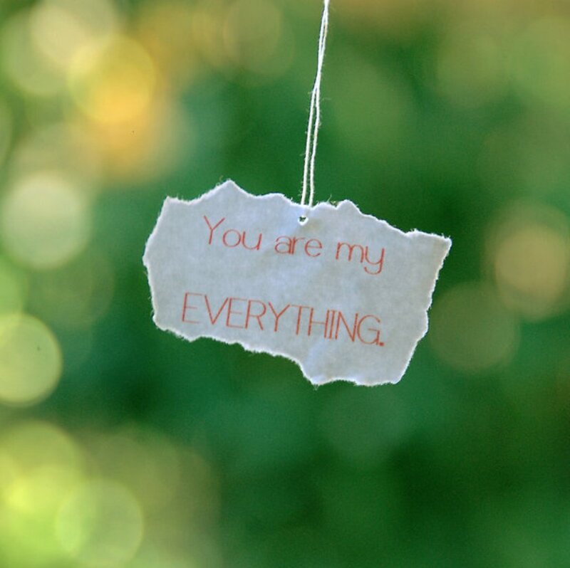 Torn Paper Note — Green, Serene
