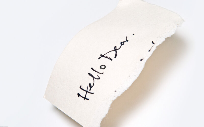 Torn Paper Note — White, Neutral