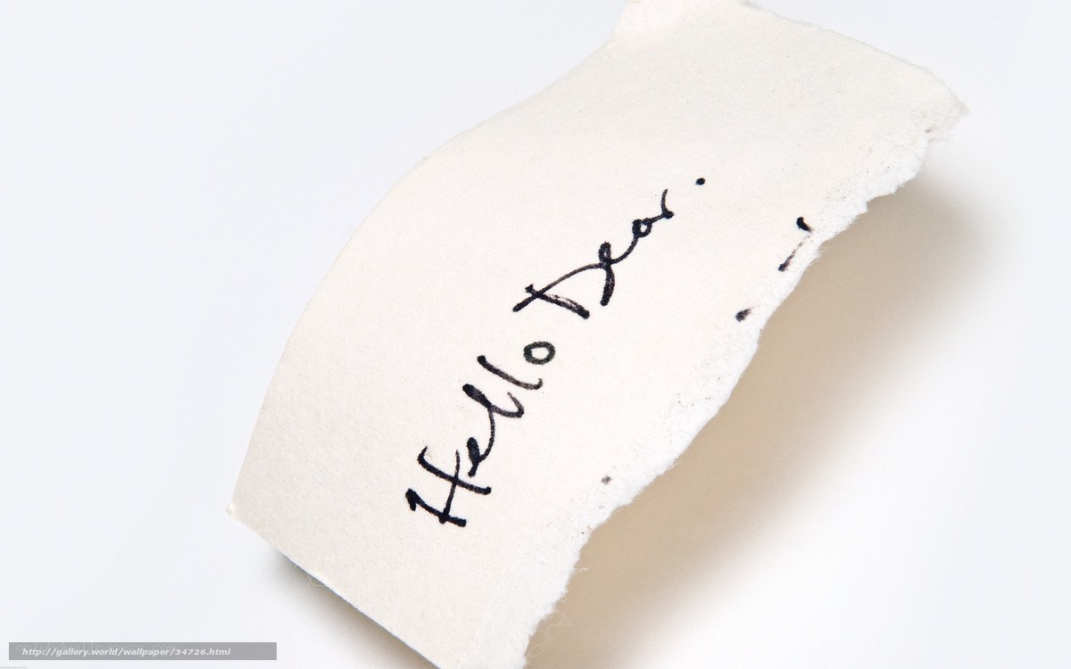 torn paper with handwritten note