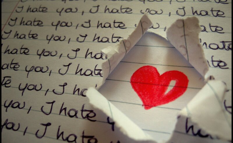 Torn Paper with Heart