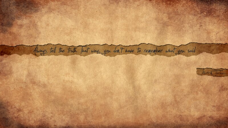 Torn Paper with Text — Brown, Thoughtful