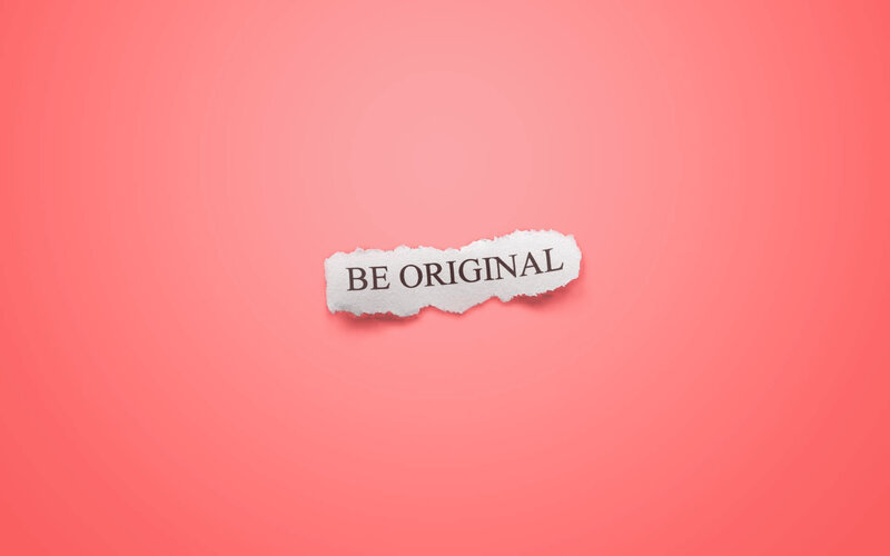 Torn Paper with Text — Pink