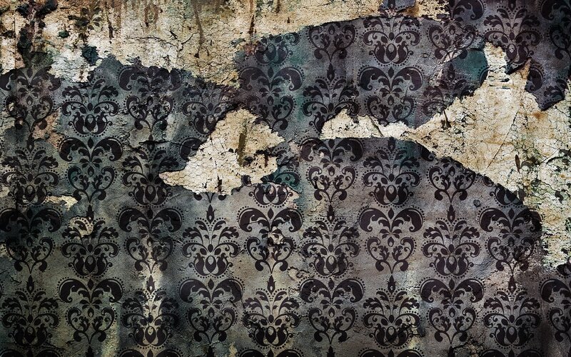 torn wallpaper pattern