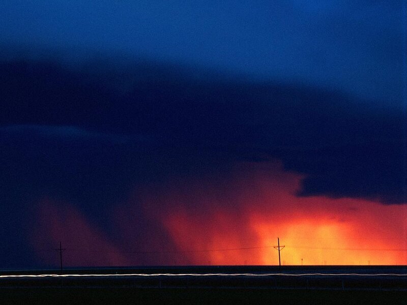 Tornado at Sunset