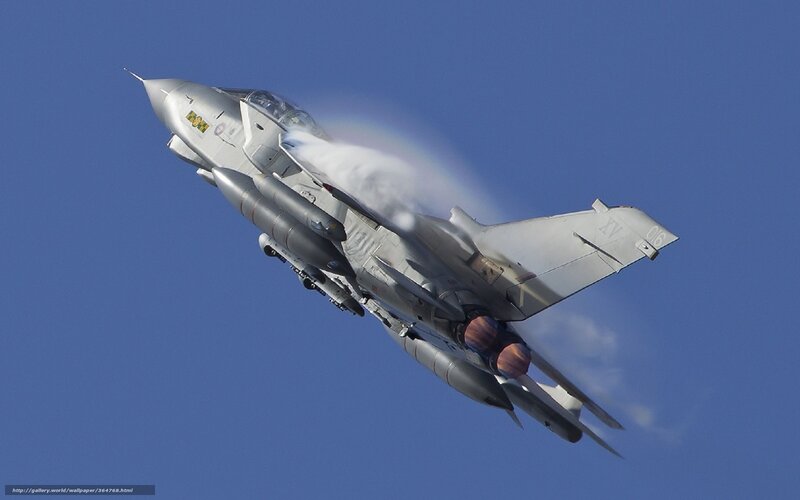 Tornado Fighter Jet — Blue, Dynamic