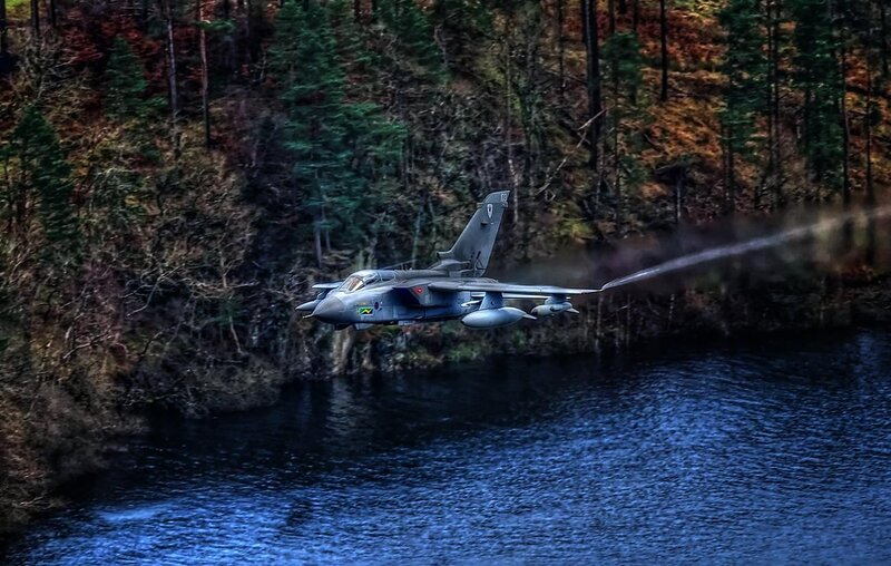 Tornado Fighter Jet — Blue