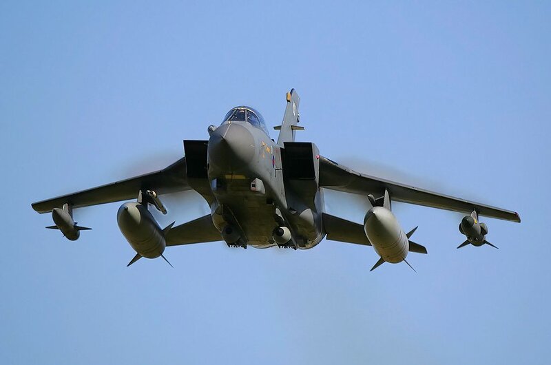 Tornado Fighter Jet — Gray, Dramatic