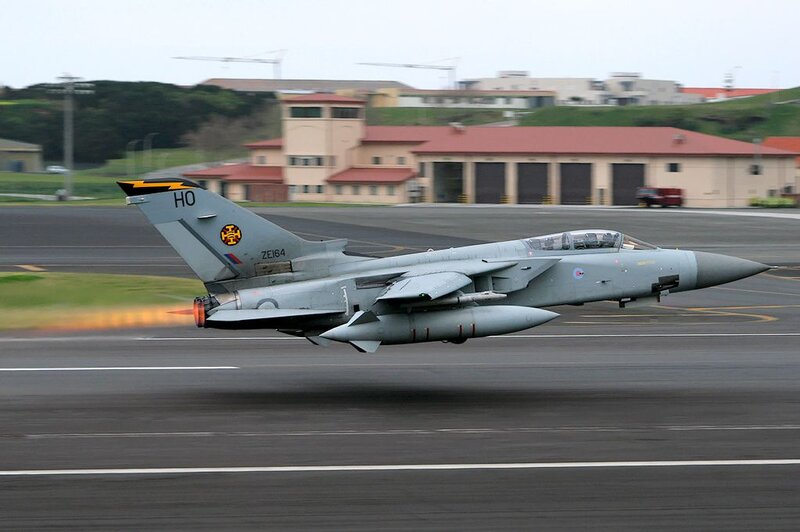 Tornado Fighter Jet — Gray, Dynamic, Morning
