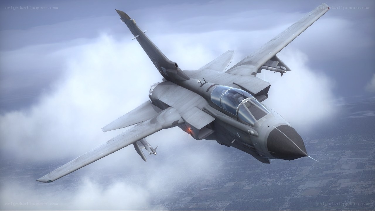 Tornado fighter jet in flight