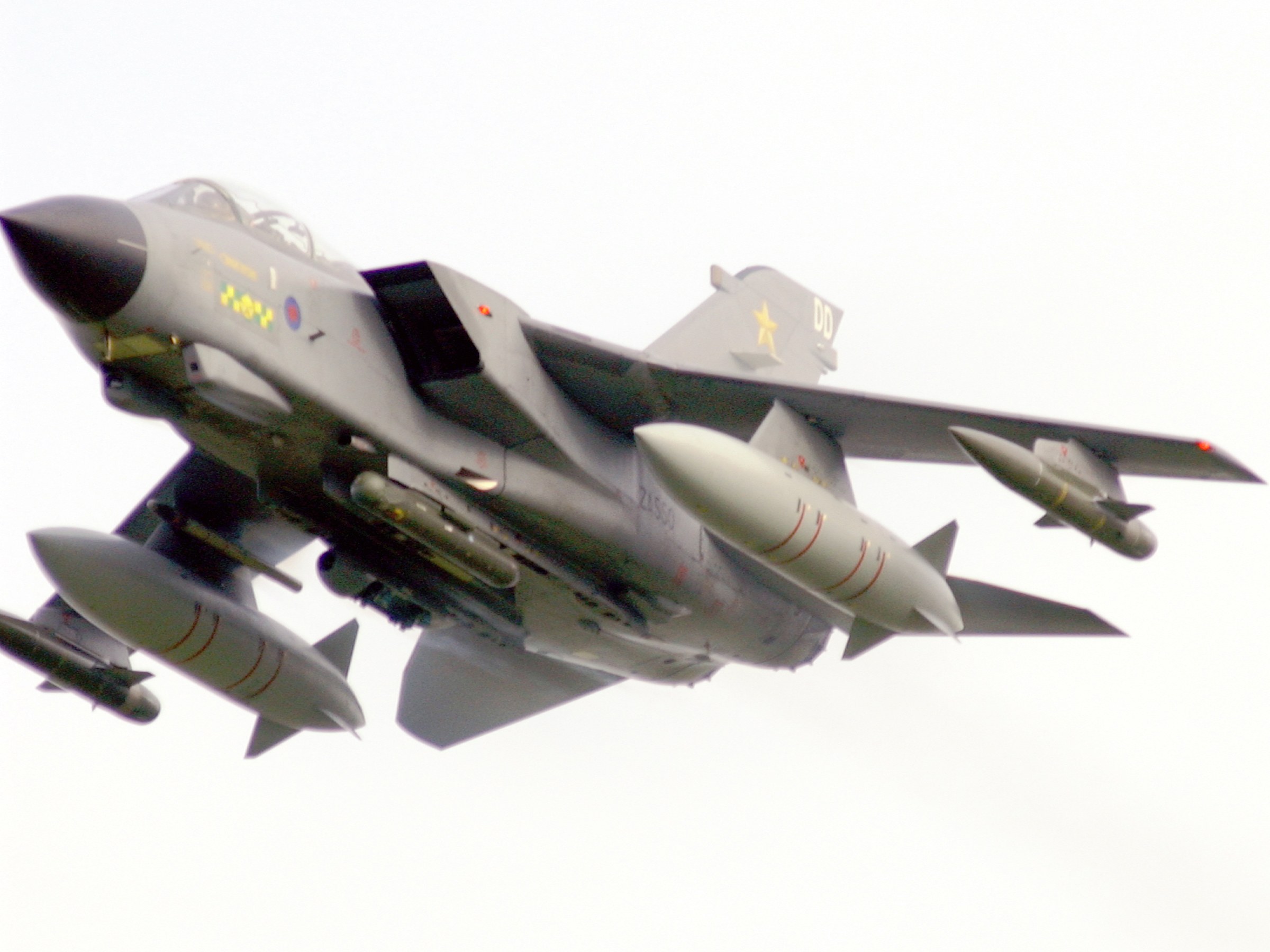 Tornado fighter jet in flight