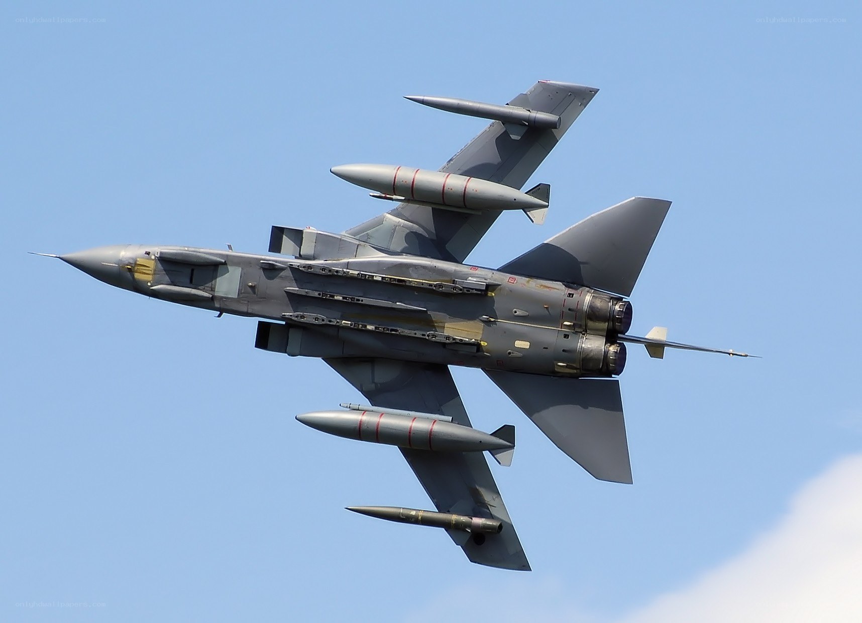 Tornado fighter jet in flight